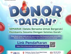Besok, Bank Kalsel Gelar Donor Darah
