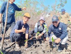 Selamatkan Lingkungan, Pengurus Muhammadiyah Kalsel Tanam Mangrove di Kawasan Pesisir