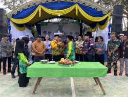 Hadiri HUT Desa Mulyoharjo, Bupati Kotabaru Disambut Hangat Masyarakat