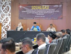 KPU Batola Sosialisasikan Persiapan Penyelenggaraan Pemilu dan Tahapan Jelang Pelantikan DPRD Kabupaten