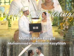 Monica Putri Rasyid dan Nadhif Kasyfillah Resmi Menikah
