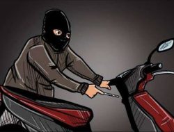 Maling Motor Anak Kost di Cendana Diringkus Polisi di Gambut