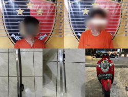 Dua Sekawan Diamankan Polisi Karena Rampas Motor dan Bacok Korbannya, Satu Diantaranya di Bawah Umur