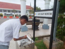 PTAM Intan Banjar Bangun Fasilitas Air Siap Minum Untuk Masyarakat di Kawasan dr. Murdjani Berfungsi 24 Jam Non-Stop