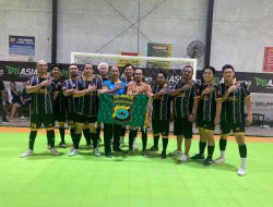 Kado Perpisahan Kapolres, Tim Futsal Jurnalis Polresta Banjarmasin Persembahkan Trophy Juara 3