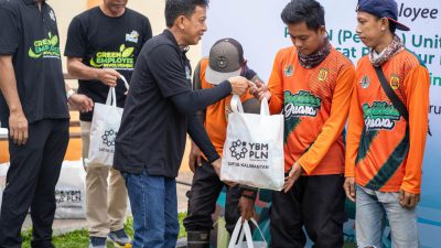 Sambut Hari Lingkungan Hidup Sedunia, Ratusan Relawan PLN Banjiri Bantaran Sungai Besar Banjarbaru