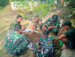 Upaya Lestarikan Lingkungan, Kodim/1002 HST Buat Seed Ball