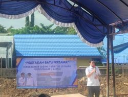 Bupati Aulia Pimpin Peletakan Batu Pertama Pembangunan Gedung Perpustakaan Daerah HST