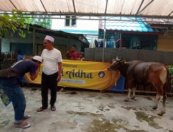 Terima Hewan Kurban, Guru Fahmi: Semoga Keluarga Besar H Sulaiman HB dan HJ Nurhayati Mendapatkan Limpahan Rahmat