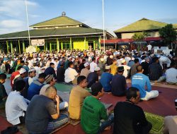 Ribuan Warga Binaan Lapas Kelas IIA Banjarmasin Laksanakan Shalat Idul Adha dan Pemotongan Hewan Kurban