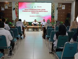 Pemkab Batola Melalui Diskominfo Gelar Rakor SP4N Lapor
