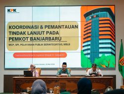 Pemko Banjarbaru Raih Penghargaan MCP KPK Tertinggi di Kalsel, Bukti Serius Dalam Pencegahan Korupsi