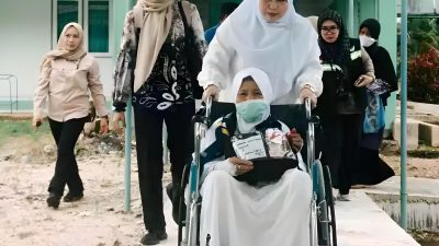 Acil Odah Beri Pelayanan Khusus Menyambut Kedatangan Jemaah Haji Lansia