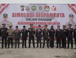 Wabup Kotabaru Andi Rudi Latif Ikut Haidiri Apel HUT Bhayangkara ke 78.
