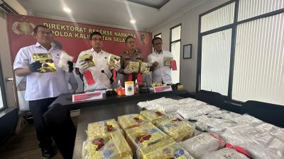 Diduga Jaringan Miming Terus Incar Kalsel, 20 Kilogram Sabu-sabu Berhasil Diamankan