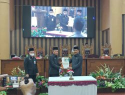 Bupati Tanbu Singgung Progres Bendungan Kusan di Paripurna DPRD