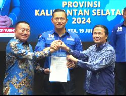 Langsung Dari Tangan AHY, Muhidin-Hasnur Terima Rekomendasi Pencalonan Gubernur dan Wakil Gubernur Kalsel 2024