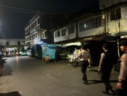 Antisipasi Peredaran “Pil Putih”, Sat Samapta Polresta Banjarmasin Intensifkan Patroli di Dua Pasar