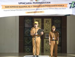 Diskoperindag Batola Gelar Upacara Hari Koperasi, Serukan Semangat Berkoperasi untuk Generasi Muda