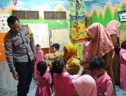 Polresta Banjarmasin Dukungan Sukseskan Pekan Imunisasi Nasional Polio