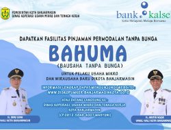 Syarat Pinjaman BAHUMA Pemko Banjarmasin-Bank Kalsel