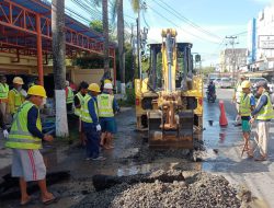 Alami Kebocoran Pipa Berdiameter 500 mm, Sebagian Wilayah di Banjarmasin Terdampak Penurunan Distribusi Air