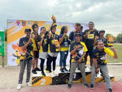 Tim Estafet PWI Kalsel Sumbang Emas di Porwanas XIV