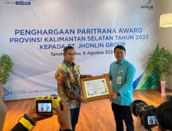 BPJS Ketenagakerjaan Anugerahi Paritrana Award Kepada Jhonlin Group