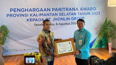 BPJS Ketenagakerjaan Anugerahi Paritrana Award Kepada Jhonlin Group