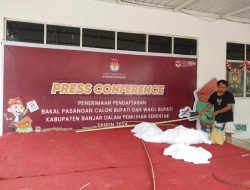 Belum Ada yang Mendatar Hari Ini, Diduga Paslon Pilkada Banjar Hindari Arba Mustamir