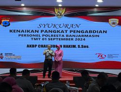 Kasat Intelkam Polresta Banjarmasin Chairuddin Hakim Resmi Sandang Pangkat AKBP, Dapat Ucapan Selamat dari Cipayung Plus