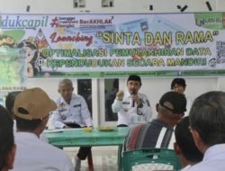 Disdukcapil Tanbu Launching Program Sinta dan Rama Untuk Optimalisasi Pemuktahiran Data Kependudukan