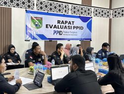 Dinas Kominfosp Tanah Bumbu Gelar Rapat Evaluasi PPID