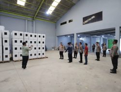 Wakapolresta Banjarmasin Tinjau Gudang Logistik KPU, Pastikan Keamanan Pilkada 2024