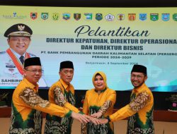 Gubernur Kalsel Lantik Tiga Direksi Baru Bank Kalsel