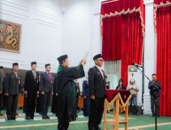 Penjabat Sekda Kota Banjarbaru Resmi Diambil Sumpah oleh Pjs. Wali Kota