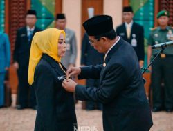 Gubernur Kalsel Kukuhkan Dra. Nurliani Sebagai Pjs Wali Kota Banjarbaru