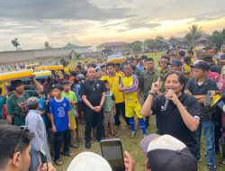 “Barito Putera Menyapa Banua” di Bati-Bati: Warga Antusias Saksikan Langsung Para Pemain