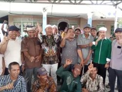 Calon Bupati Batola Nomor Urut 1, H. Bahrul Ilmi, Paparkan Visi dan Misi di Desa Tabunganen Pemurus