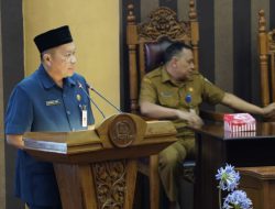 Bupati Beri Jawaban eksekutif atas pandangan umum Fraksi Pembentukan dan Susunan Perangkat Daerah