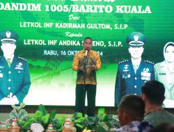 Pisah Sambut Dandim Batola Begini Harapan Pj Bupati Batola