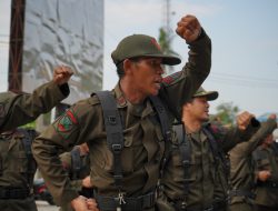 19 Linmas Kecamatan Lampihong Siap Ikuti Lomba PBB Tingkat Kabupaten