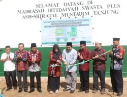 Pj Bupati Tabalong Resmikan Bangunan Ruang Kelas MIS Plus Ash Shiratal Mustaqim