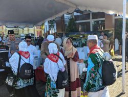 Pj Bupati Tabalong Sambut Kedatangan Jemaah Haji Kloter 9