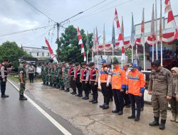 Pengamanan Masa Pendaftaran Bakal Calon Bupati dan Wakil Bupati, Puluhan Personil Satpol PP dan Damkar Tabalong Dikerahkan