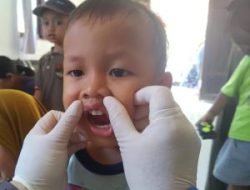Bangun Generasi Sehat, Balita di Desa Pasiraman Mataraman Diperiksa Tumbuh Kembang dan Kesehatan Gigi