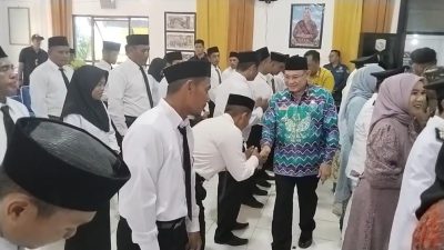 Bupati Kotabaru Kukuhkan Kades dan BPD Di Kecamatan Pulau Sembilan
