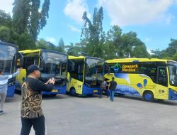 Pemprov Kalsel Tambah Lima Unit Armada Bus Tayo Bercorak Geopark Meratus