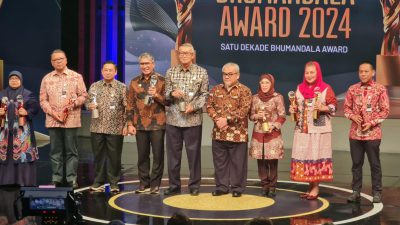 Pemko Banjarmasin Raih Penghargaan Bhumandala Award 2024