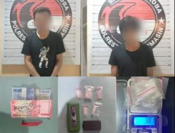 Digerebek saat Transaksi, Dua Pria Ditangkap dengan Delapan Paket Sabu